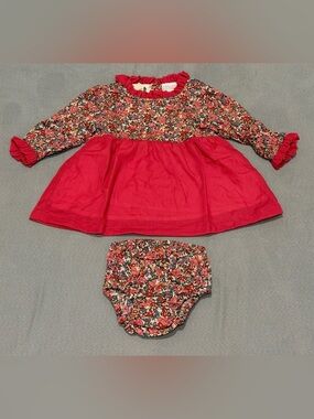 The Oaks Apparel pink floral bloomer set